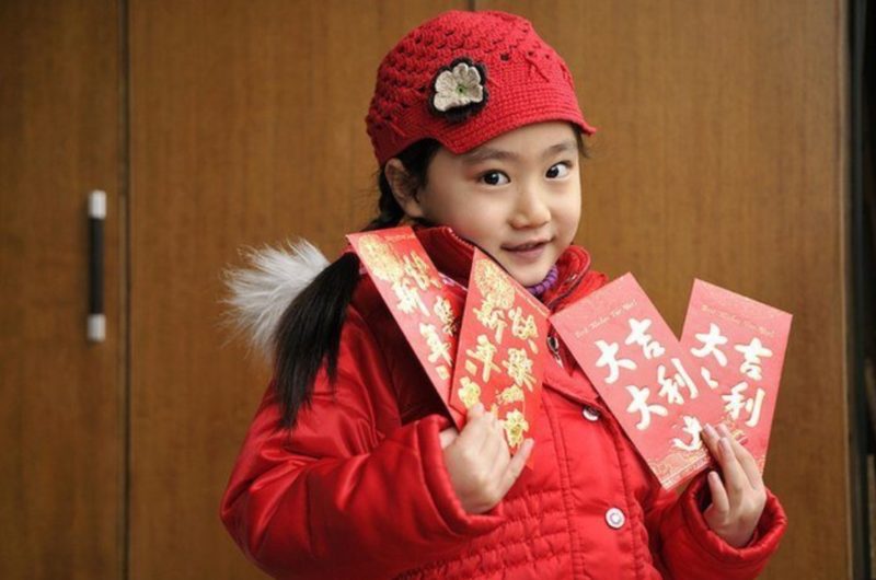 niña china año nuevo
